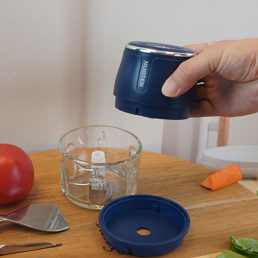 Kitchoice® Mini Food Chopper – Garlic, Veggies & Baby Food in Seconds350ML