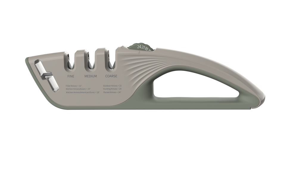 Kitchoice® 076C Professional Adjustable Kitchen Knife Sharpener – 5 Precision Sharpening Angles for Every Blade Type