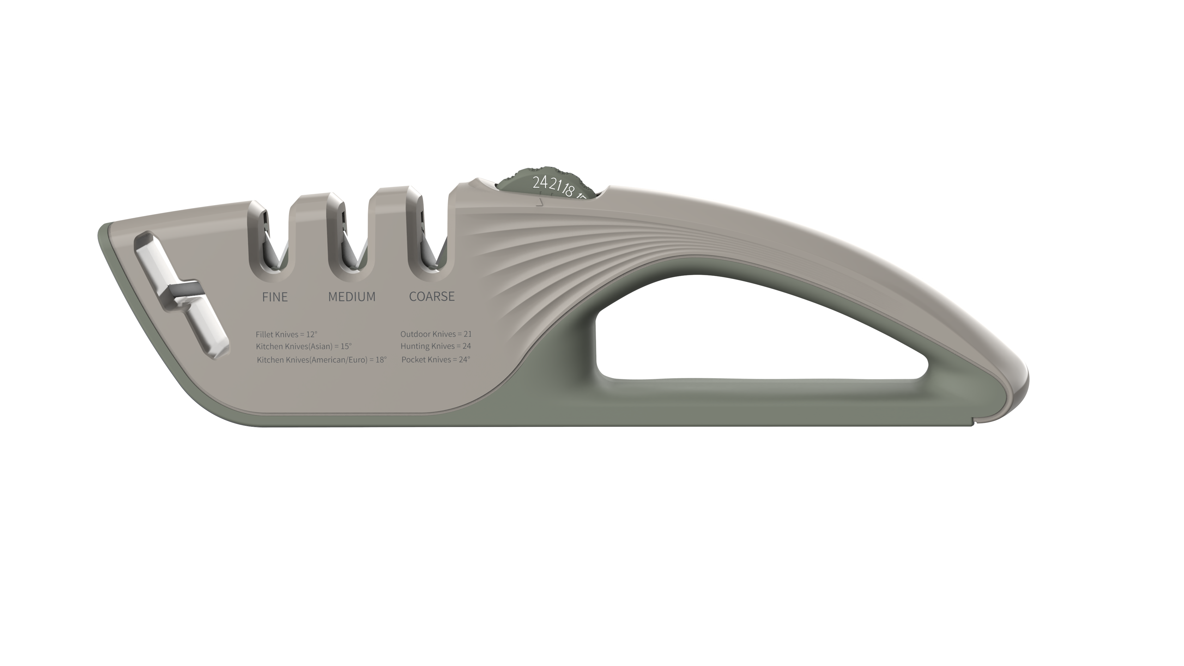 Kitchoice® 076C Professional Adjustable Knife Sharpener – 5 Precision Sharpening Angles for Every Blade Type