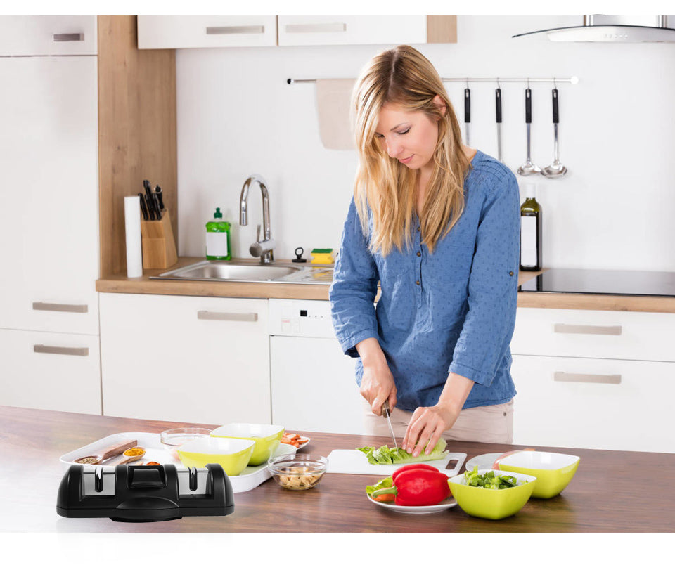Kitchoice® 082 2-Stage Suction Cup Knife Sharpener for Kitchen Knives