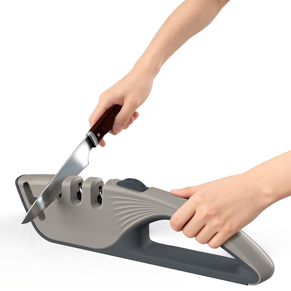 Kitchoice® 076C Professional Adjustable Knife Sharpener – 5 Precision Sharpening Angles for Every Blade Type