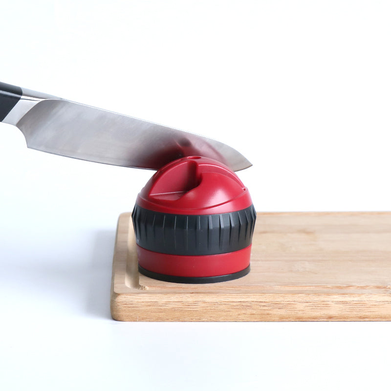 Mini Suction Base Knife Sharpener-Fast, safe, and easy sharpening for dull kitchen knives in seconds