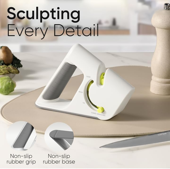 Kitchoice® 75 Multi-Function Knife Sharpener – Stylish Adjustable Sharpener for Everyday Kitchen Use