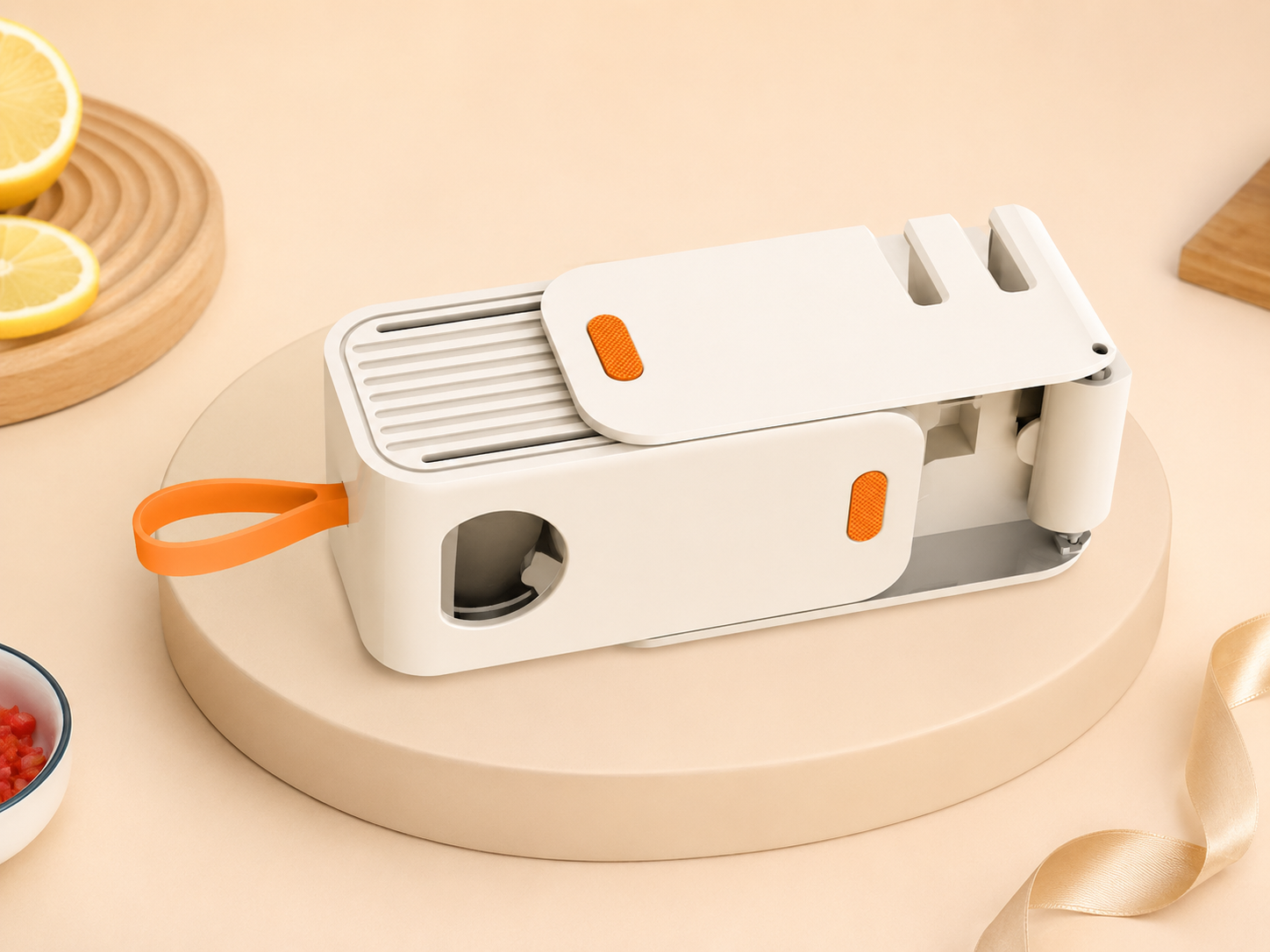 Kitchoice® Pocket Knife Sharpener – Compact 3-in-1 Sharpening Tool for Kitchen & Travel