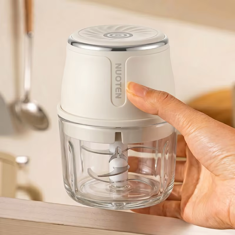 Kitchoice® Mini Food Chopper – Garlic, Veggies & Baby Food in Seconds350ML