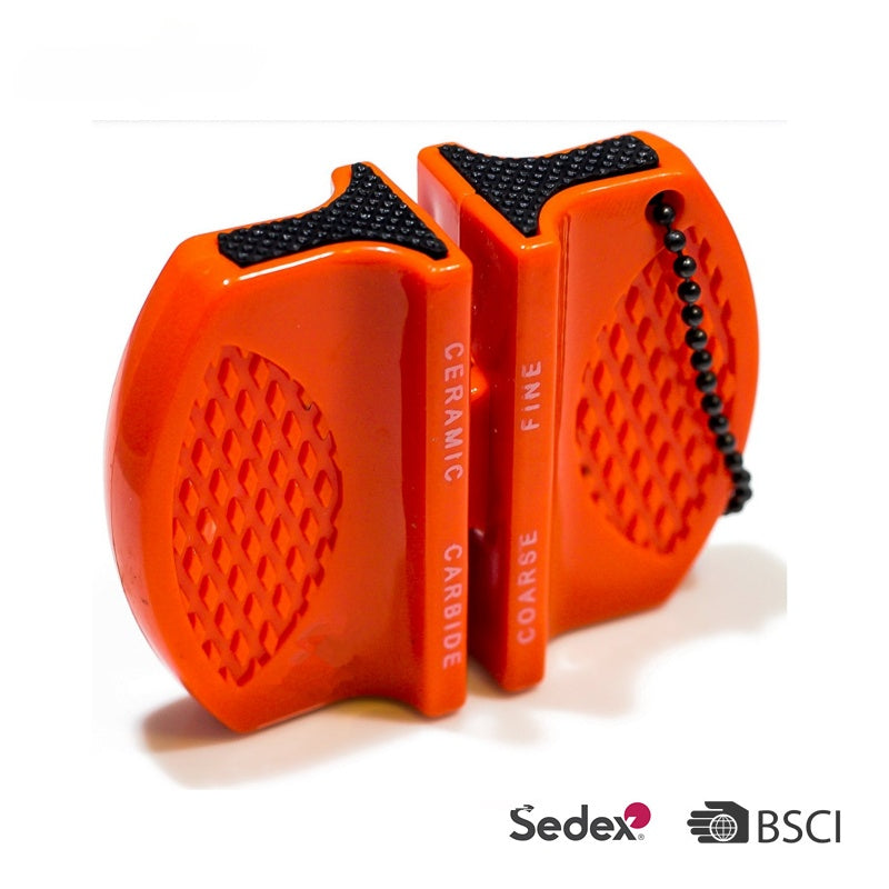 Outdoor Campain Sharpening Tool  2 step Pocket Knife Sharpeners