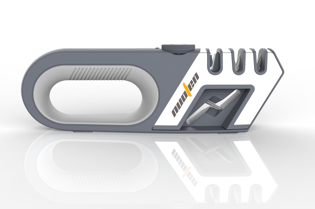 Adjustable-Angle Knife Sharpener | 3-Stage Sharpening System for Kitchen Knives & Scissors