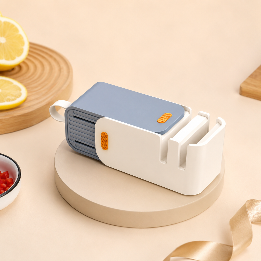 Kitchoice® Pocket Knife Sharpener – Compact 3-in-1 Sharpening Tool for Kitchen & Travel
