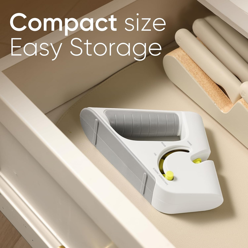 Kitchoice® 75 Multi-Function Knife Sharpener – Stylish Adjustable Sharpener for Everyday Kitchen Use
