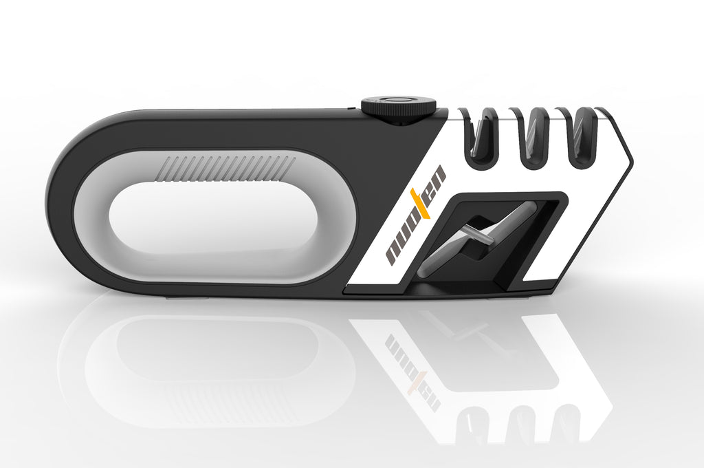 Adjustable-Angle Knife Sharpener | 3-Stage Sharpening System for Kitchen Knives & Scissors