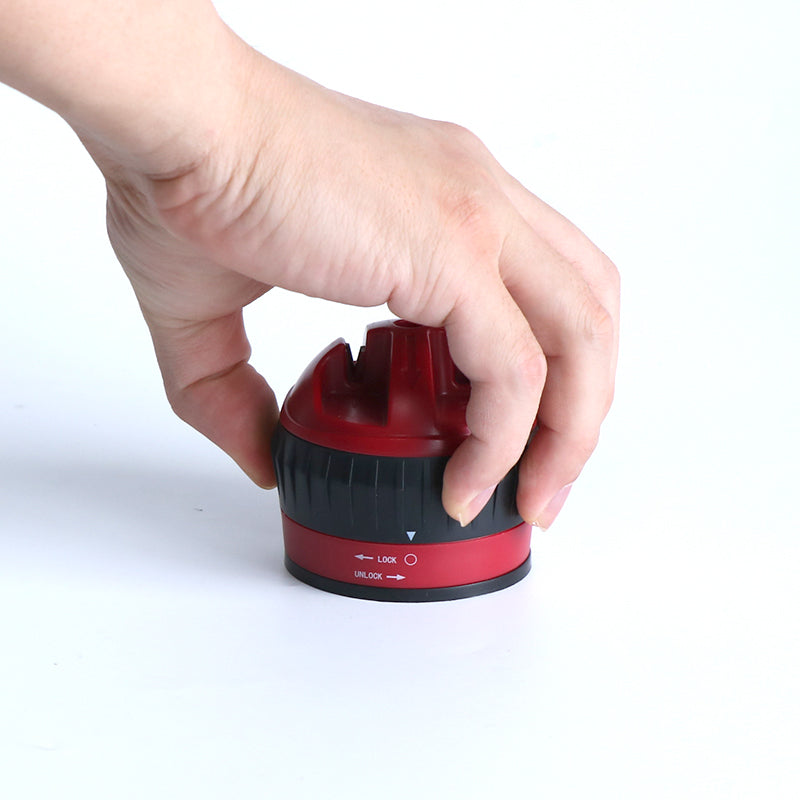 Mini Suction Base Knife Sharpener-Fast, safe, and easy sharpening for dull kitchen knives in seconds